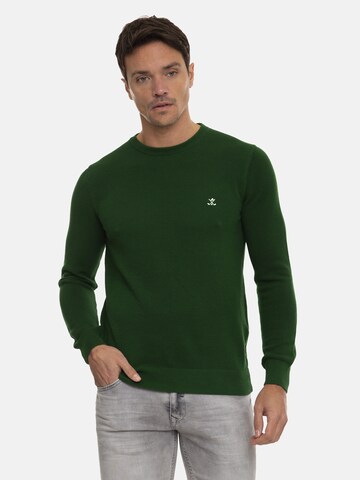 Pull-over 'Sona' Sir Raymond Tailor en vert : devant