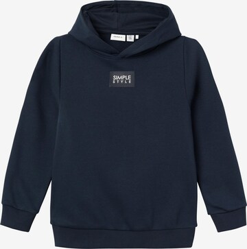 NAME IT Sweatshirt 'Fluuk' i blå: forside