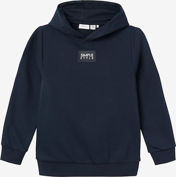 NAME IT - Sudadera 'Fluuk' en azul: frente