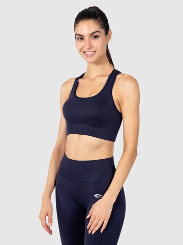 Smilodox Bustier Sport-BH 'Amy' in Blau