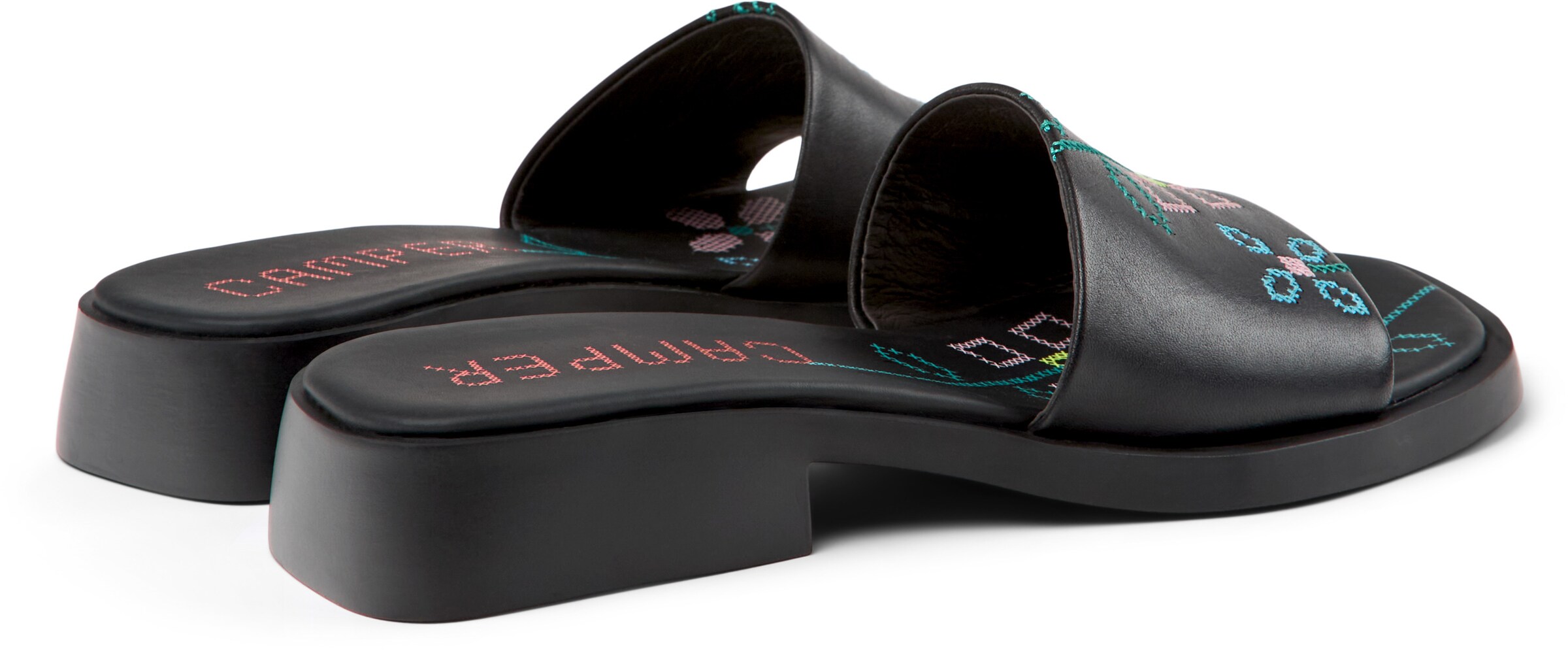 CAMPER Pantolette 'Dana' in Schwarz