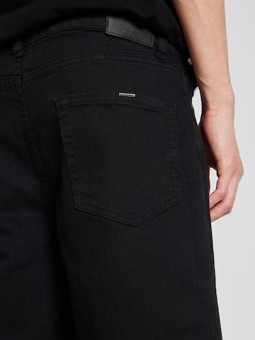 Springfield Regular Jeans 'RECONSIDER' in Black