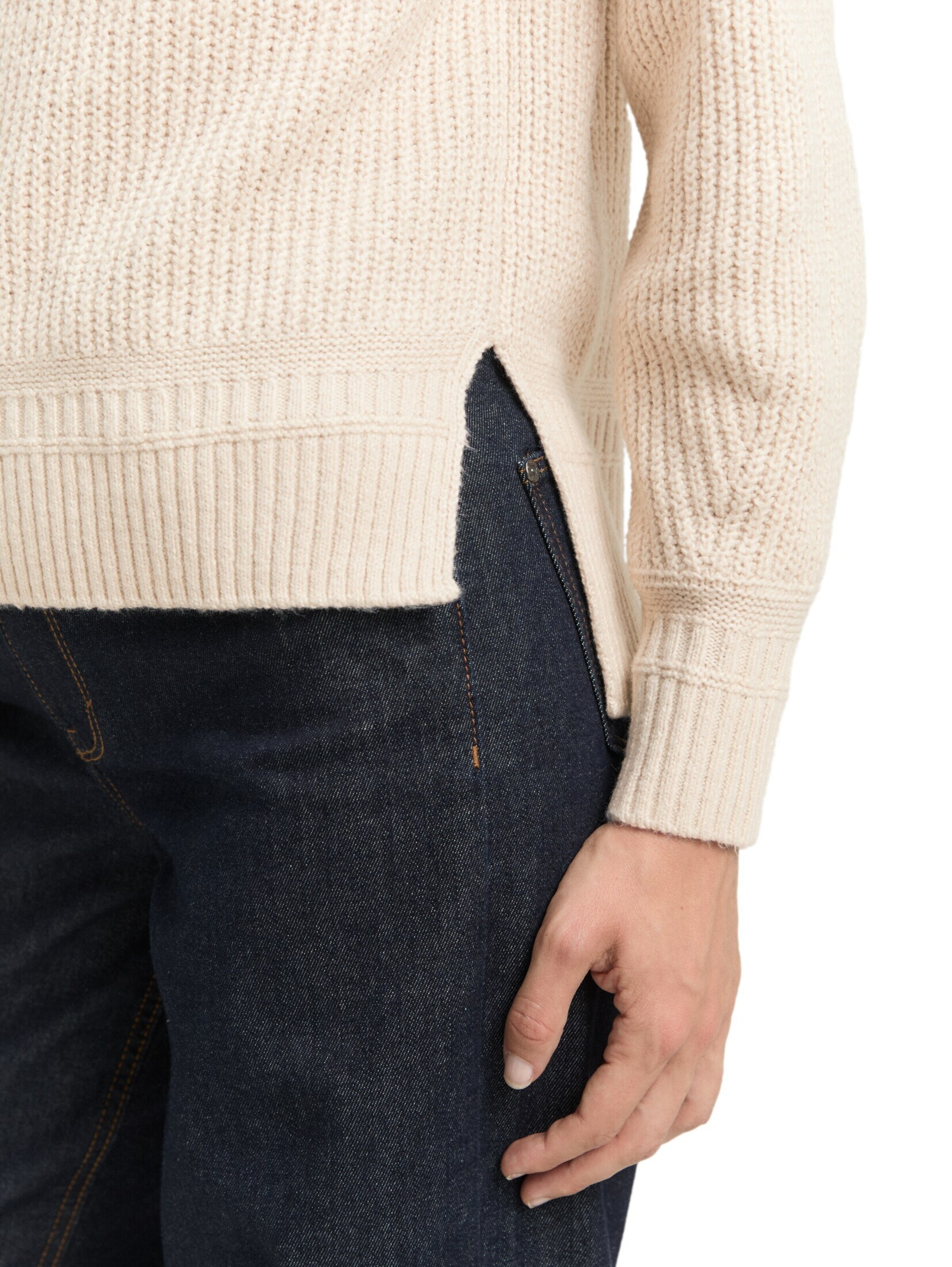 Pull-over TOM TAILOR en beige