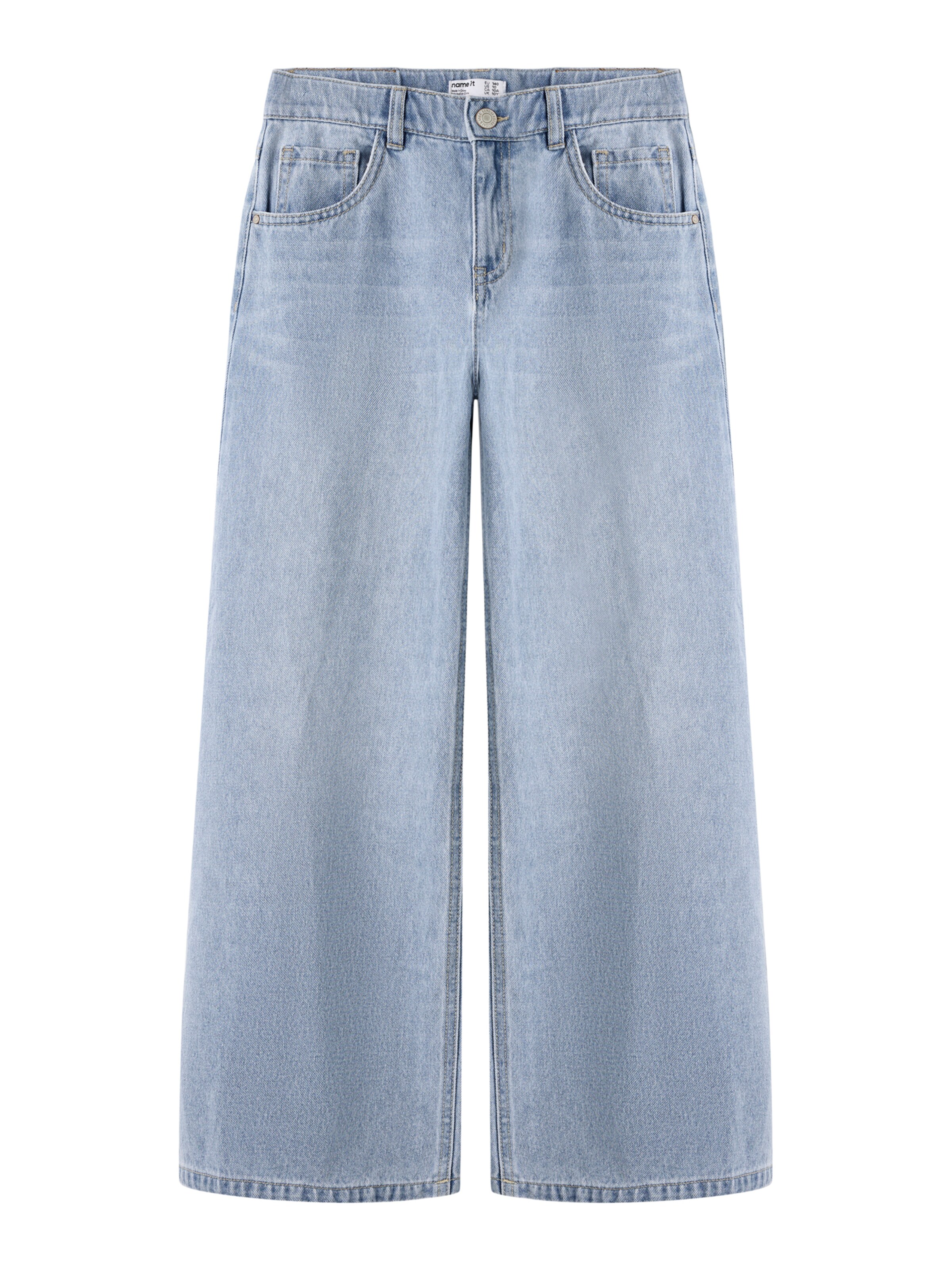 NAME IT - Vaquero 'NKFBELLA' en azul: frente