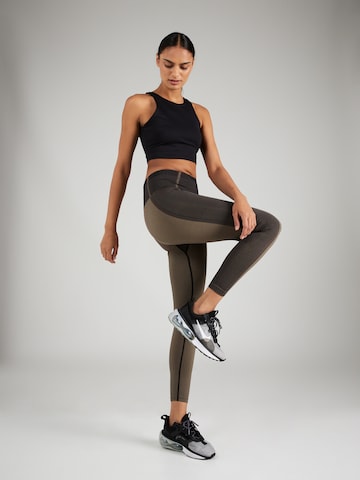 Athlecia Skinny Workout Pants in Brown