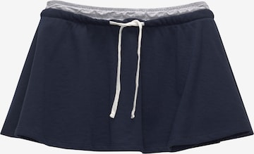 Pull&Bear Rok in Blauw: voorkant