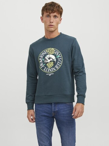 JACK & JONES Sweatshirt in Groen: voorkant