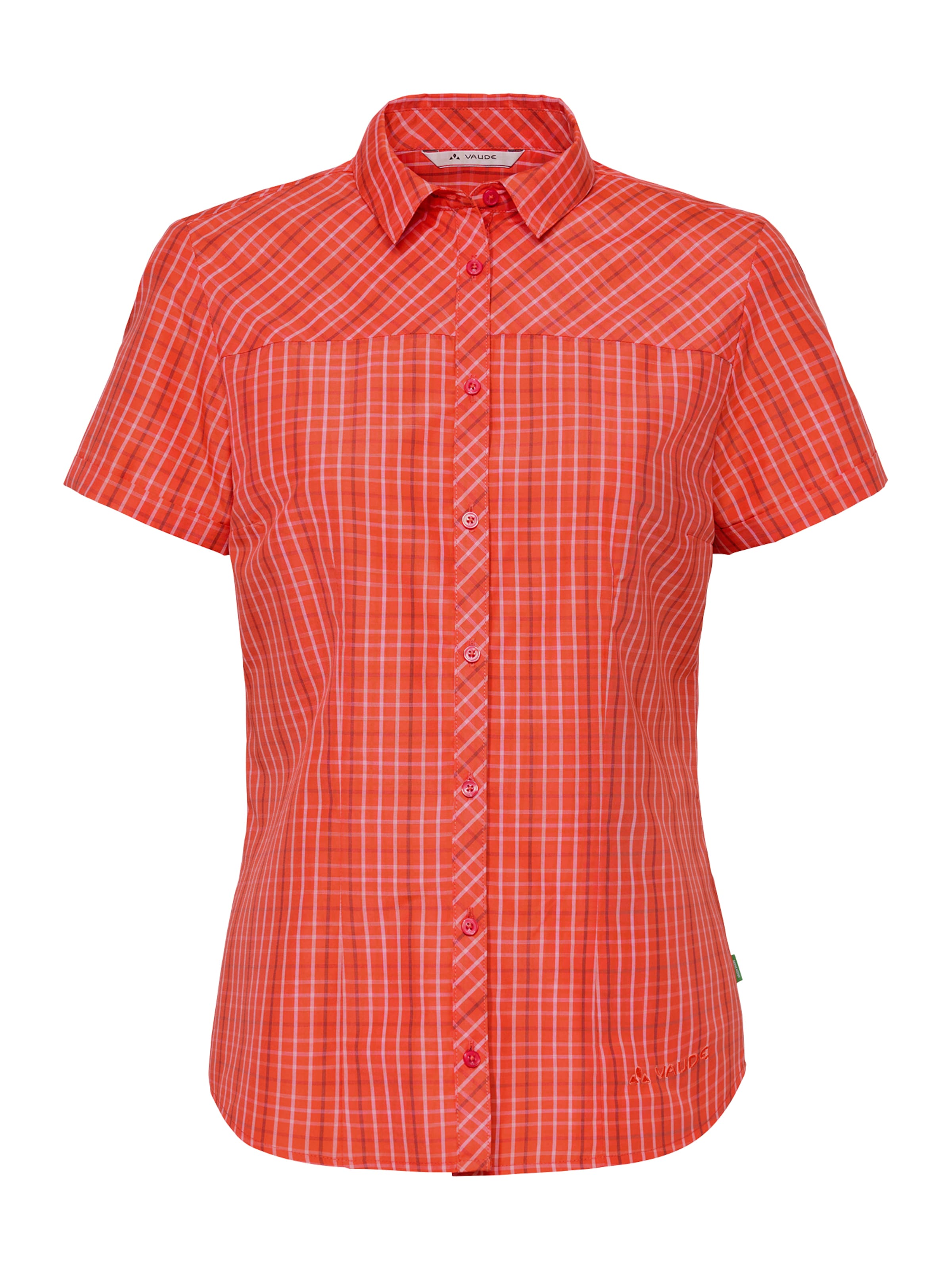 VAUDE Multifunctionele blouse 'Tacun II' in Rood: voorkant