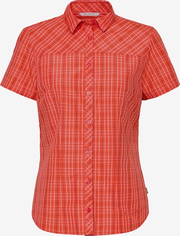 VAUDE Multifunctionele blouse 'Tacun II' in Rood: voorkant