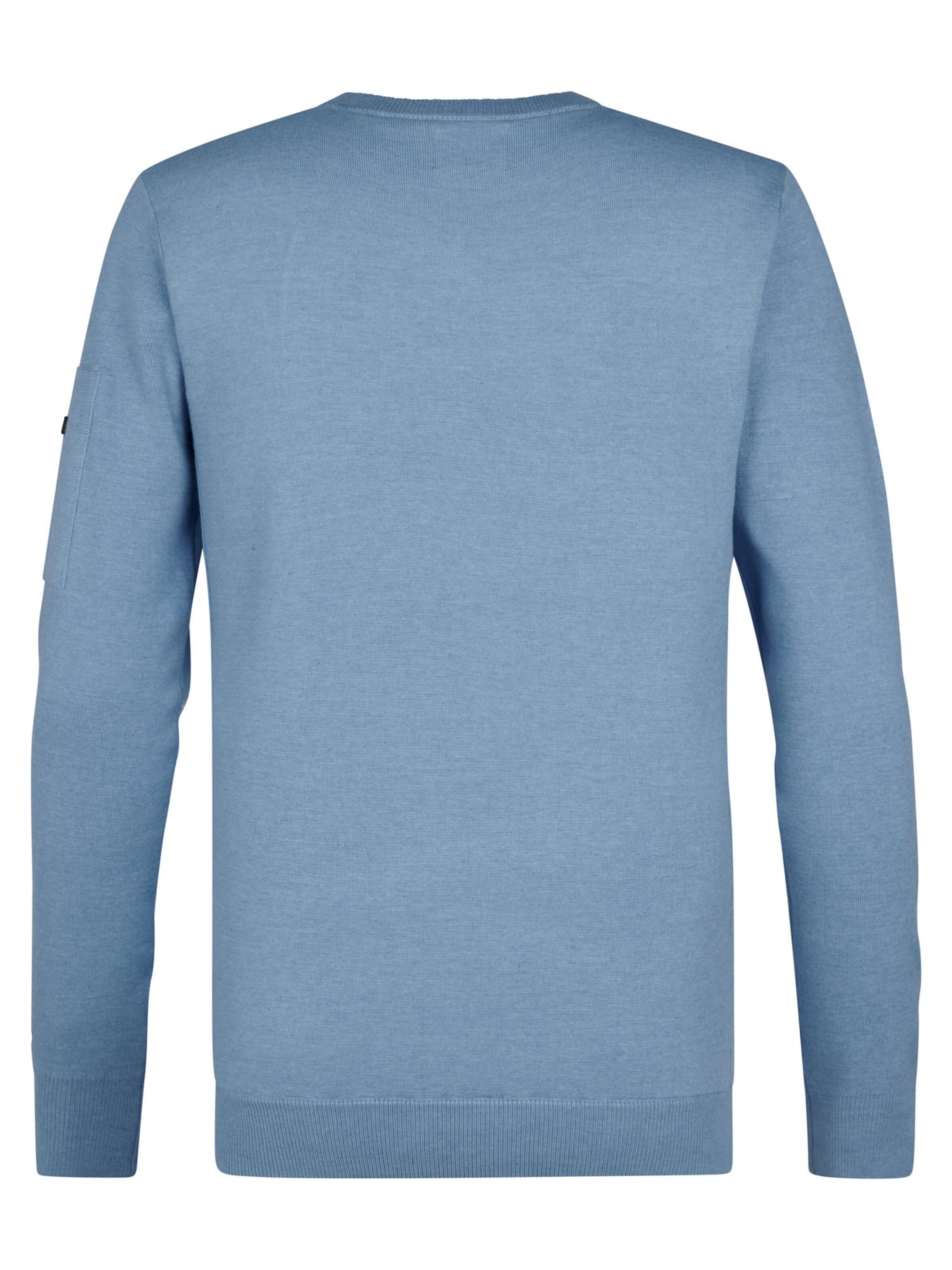PETROL INDUSTRIES MEN Sweater in Blue