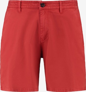 Regular Pantalon chino 'Jack' Shiwi en rouge : devant