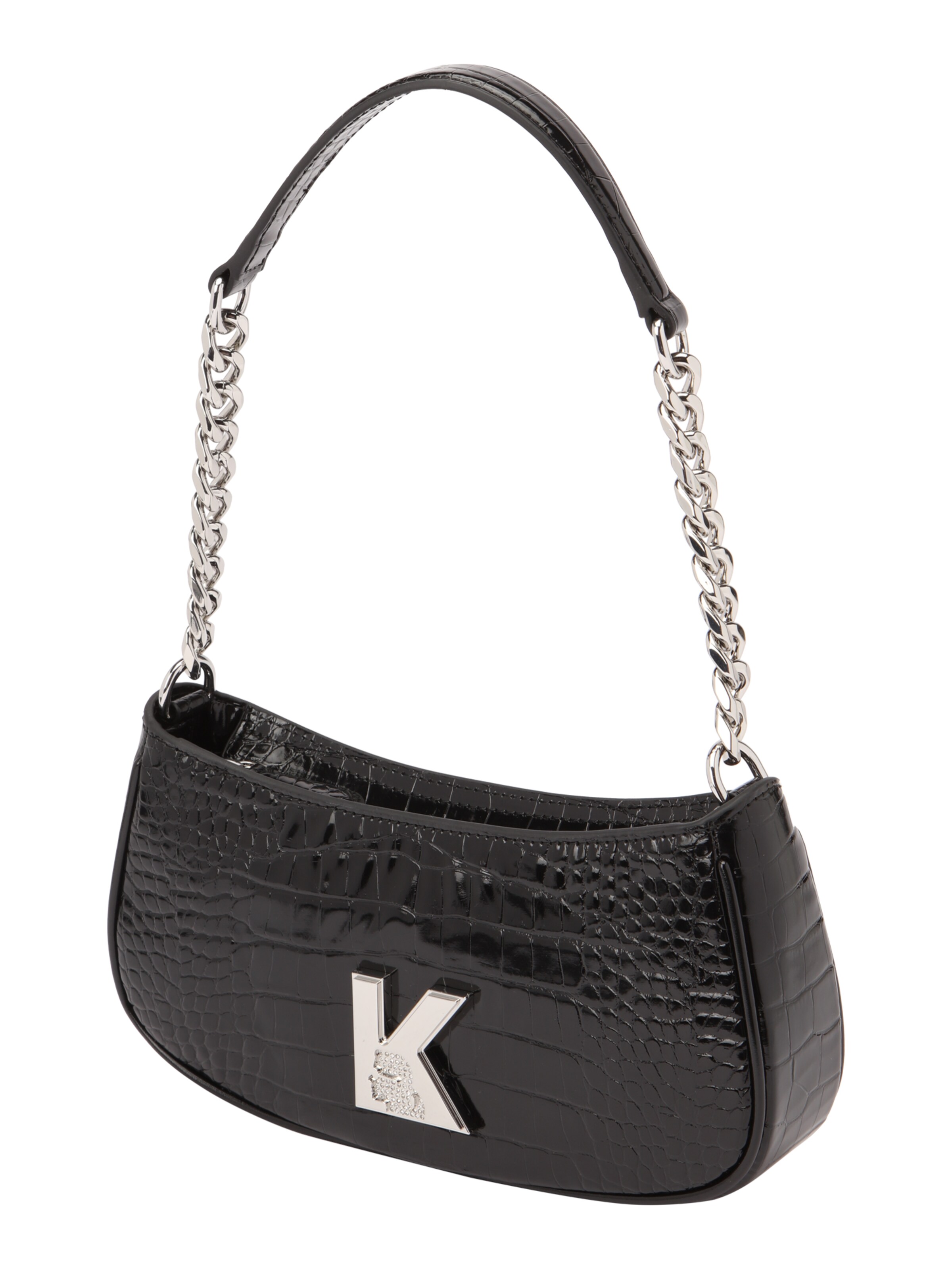 Borsa a spalla 'Kameo' di Karl Lagerfeld in nero