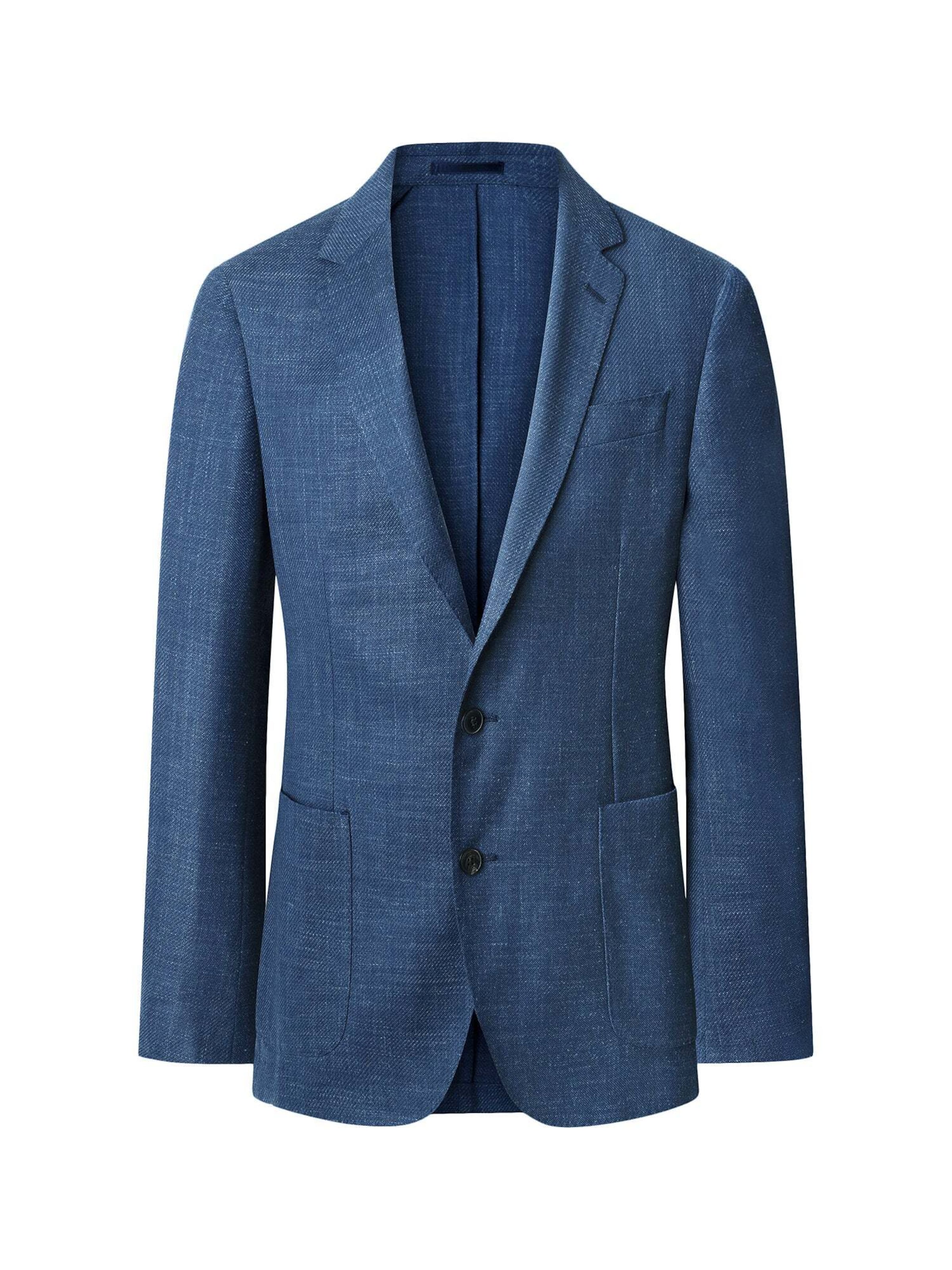 Hackett London Regular Fit Blazer in Blau: Vorderseite
