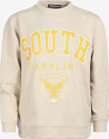 FRESHLIONS Sweatshirt in Beige: front