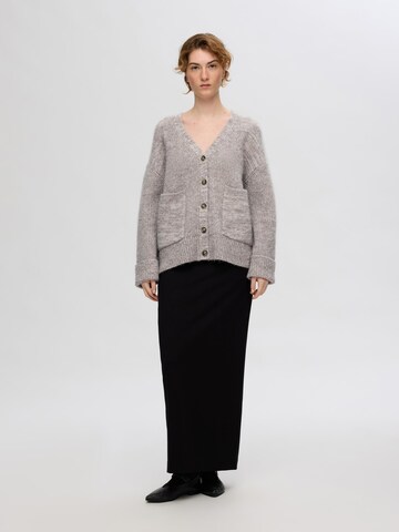 SELECTED Oversized cardigan i grå