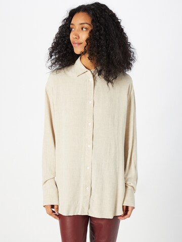 WEEKDAY Blouse in Beige: voorkant