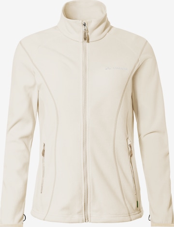VAUDE Funktionsfleecejacke 'Rosemoor II' in Beige: Vorderseite