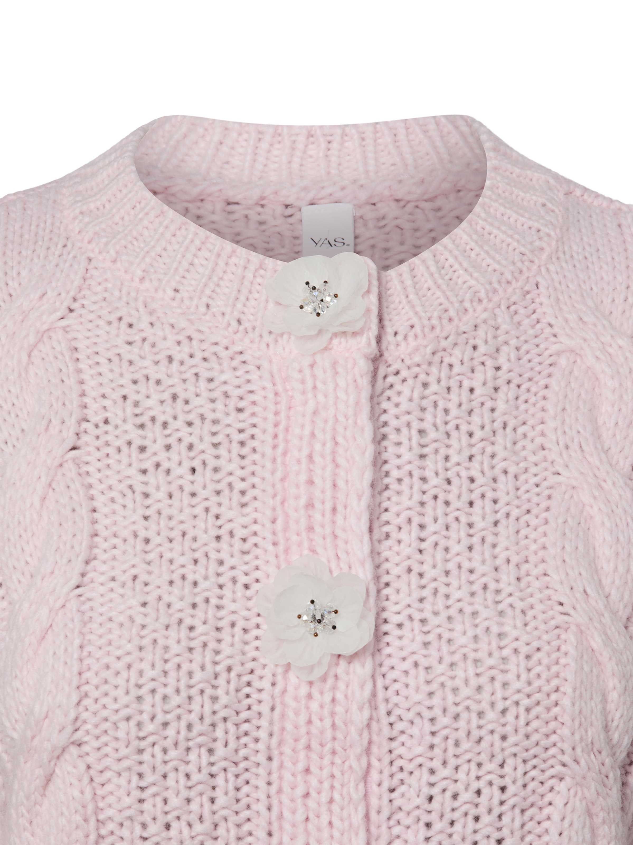 YAS Strickjacke ' Palila ' in Lila
