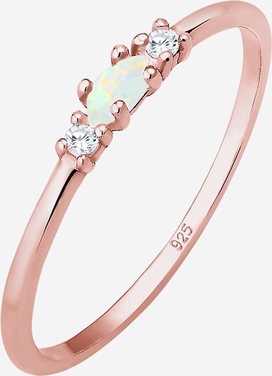 ELLI Ring 'Opal' in rosegold, Produktansicht