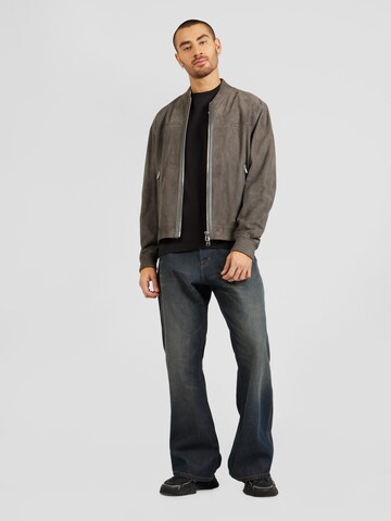 Calvin Klein Jeans Shirt 'STACKED BOX' in Zwart