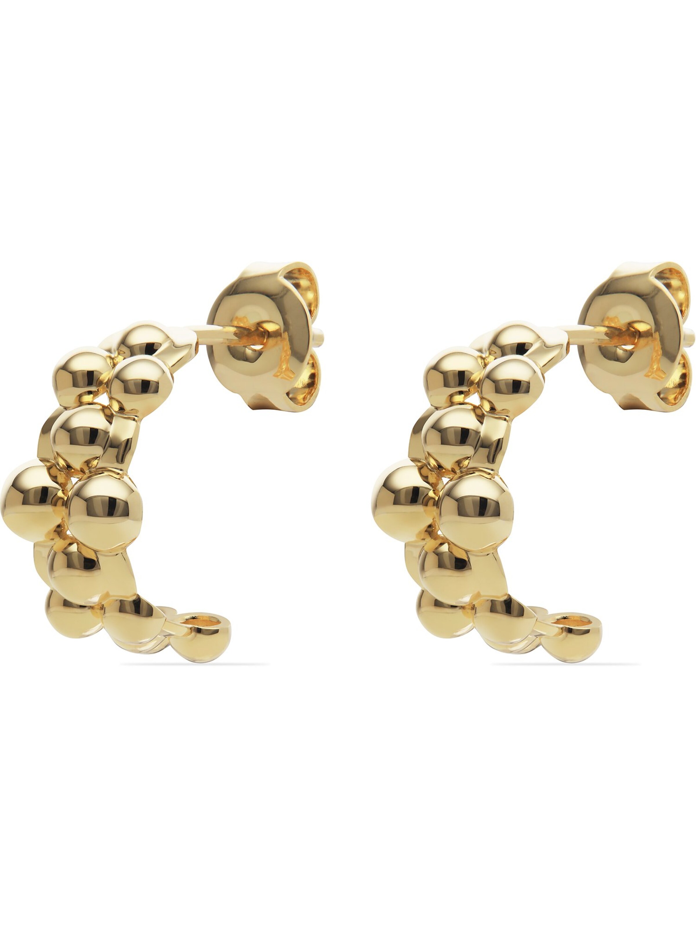 CHRIST Earrings in Yellow: front