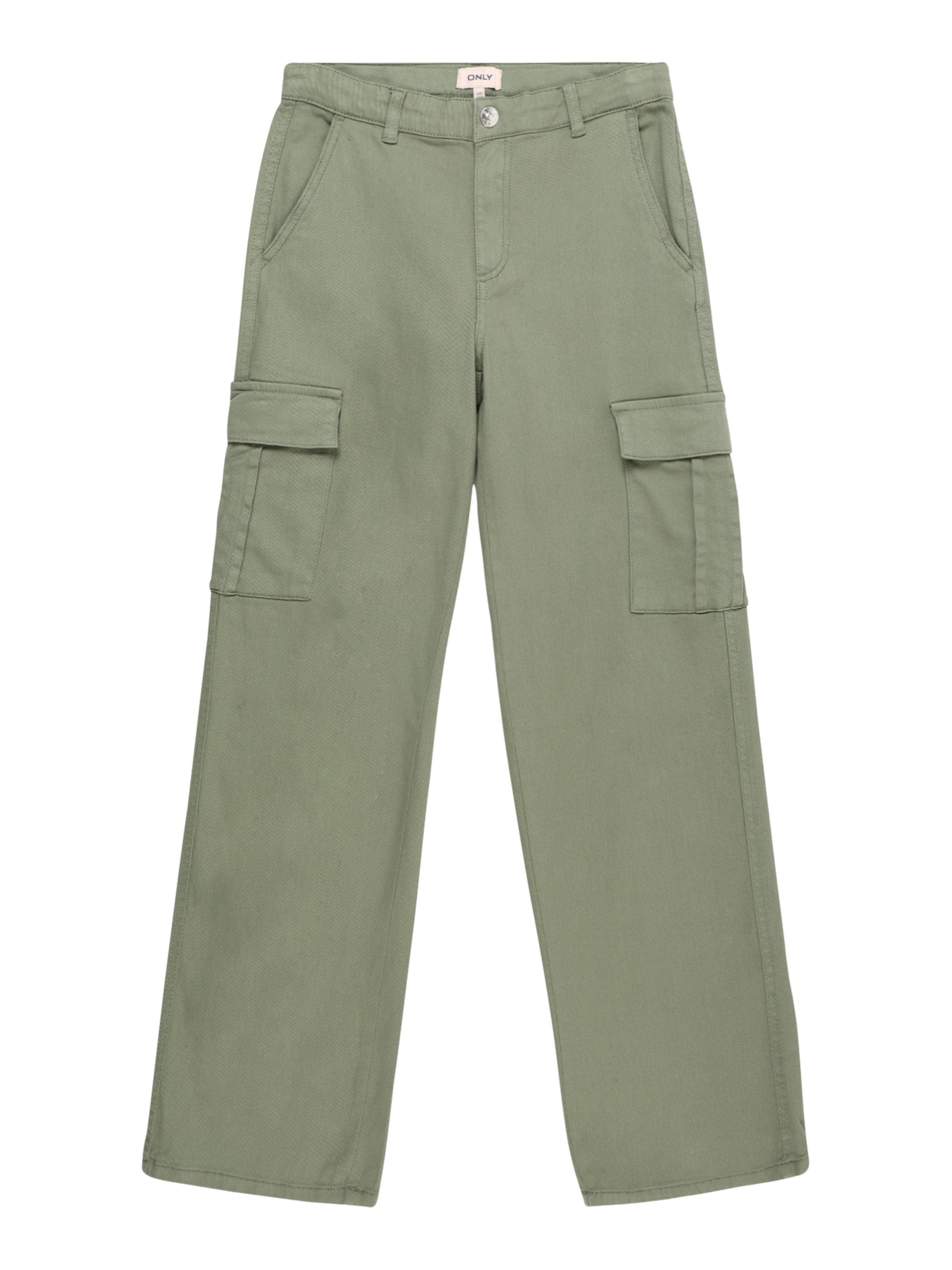 ONLY GIRLS Trousers 'KOGYarrow-Vox' in Green: front