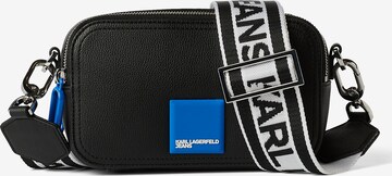 Borsa a tracolla di KARL LAGERFELD JEANS in nero: frontale