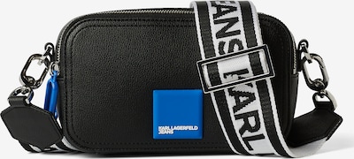 KARL LAGERFELD JEANS Umhängetasche in schwarz / weiß, Produktansicht