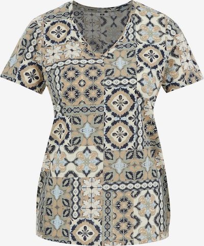WE Fashion Paita värissä beige / yönsininen / vaaleansininen / vaaleanvihreä, Tuotenäkymä