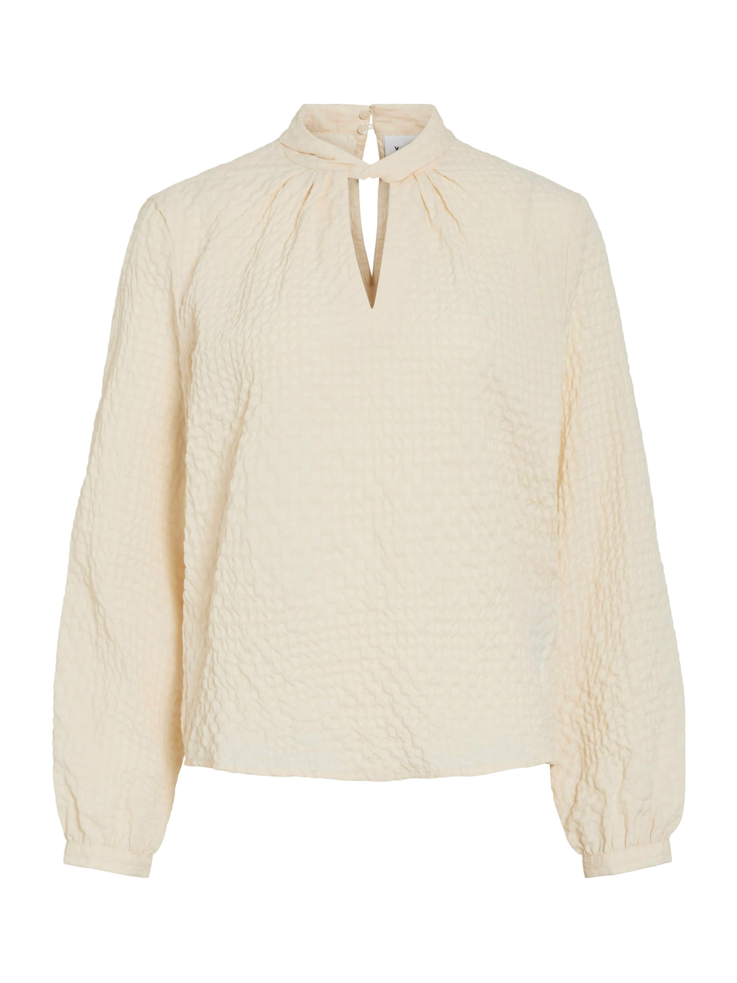 VILA Bluza &#x27;VIVEAMA&#x27; | bež barva: sprednja stran