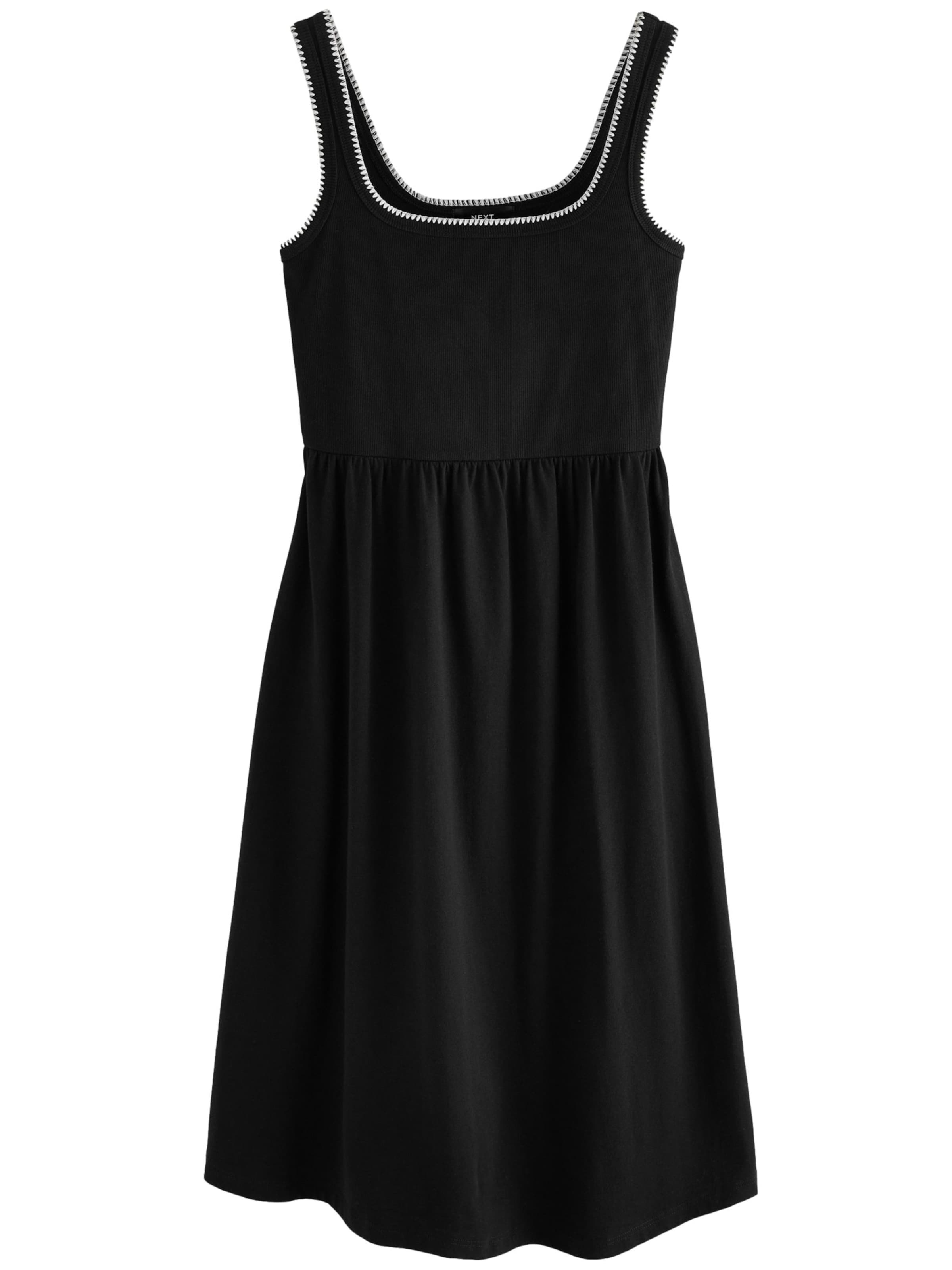 Next - Vestido em preto: frente
