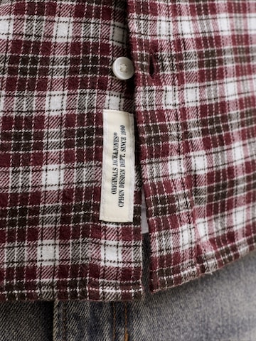 JACK & JONES - Regular Fit Camisa 'JORFREDERIKSBERG' em castanho
