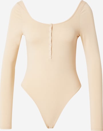 bēšs Monki Bodijs-krekls 'MICHELLE': no priekšpuses