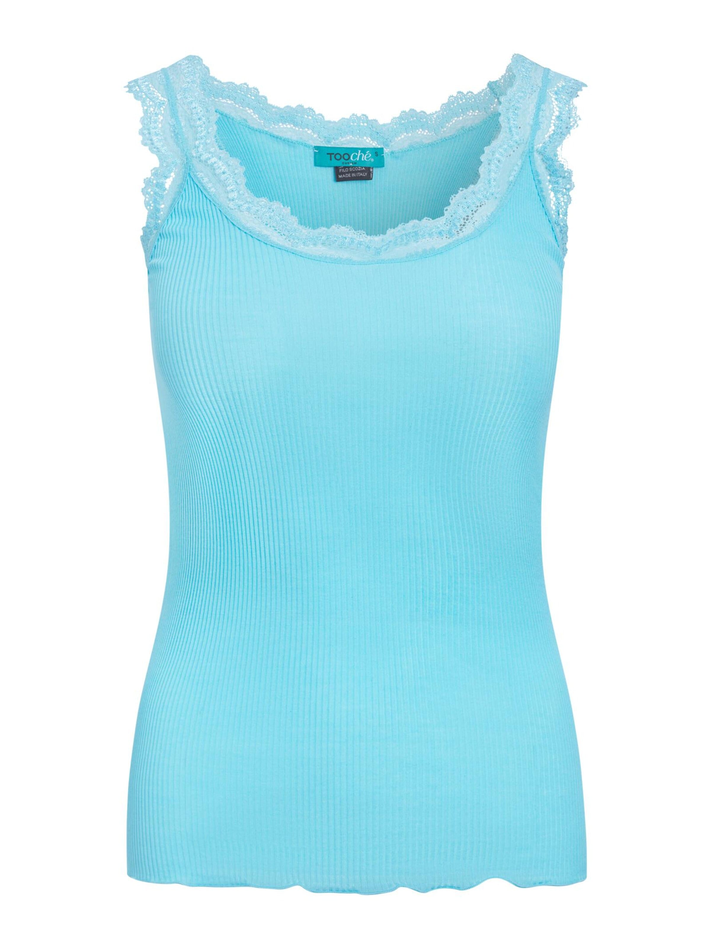 TOOche Top in Blue: front