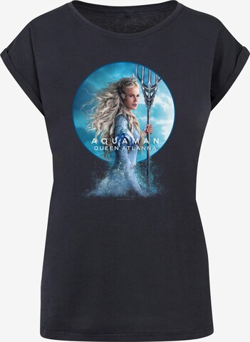ABSOLUTE CULT T-Shirt 'Aquaman - Queen Of Atlanna' in Blau: predná strana