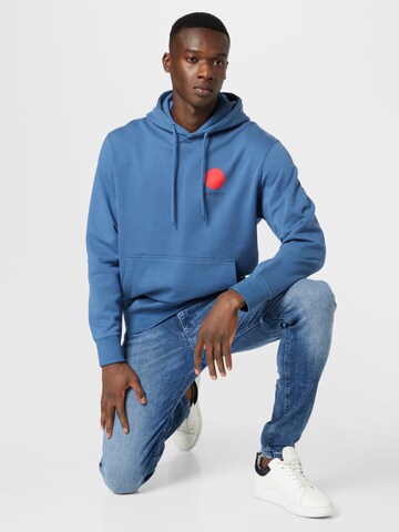 EDWIN Sweatshirt 'Japanese Sun' in Blue