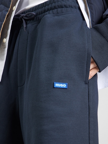 Loosefit Pantalon 'Nasensio' HUGO en bleu