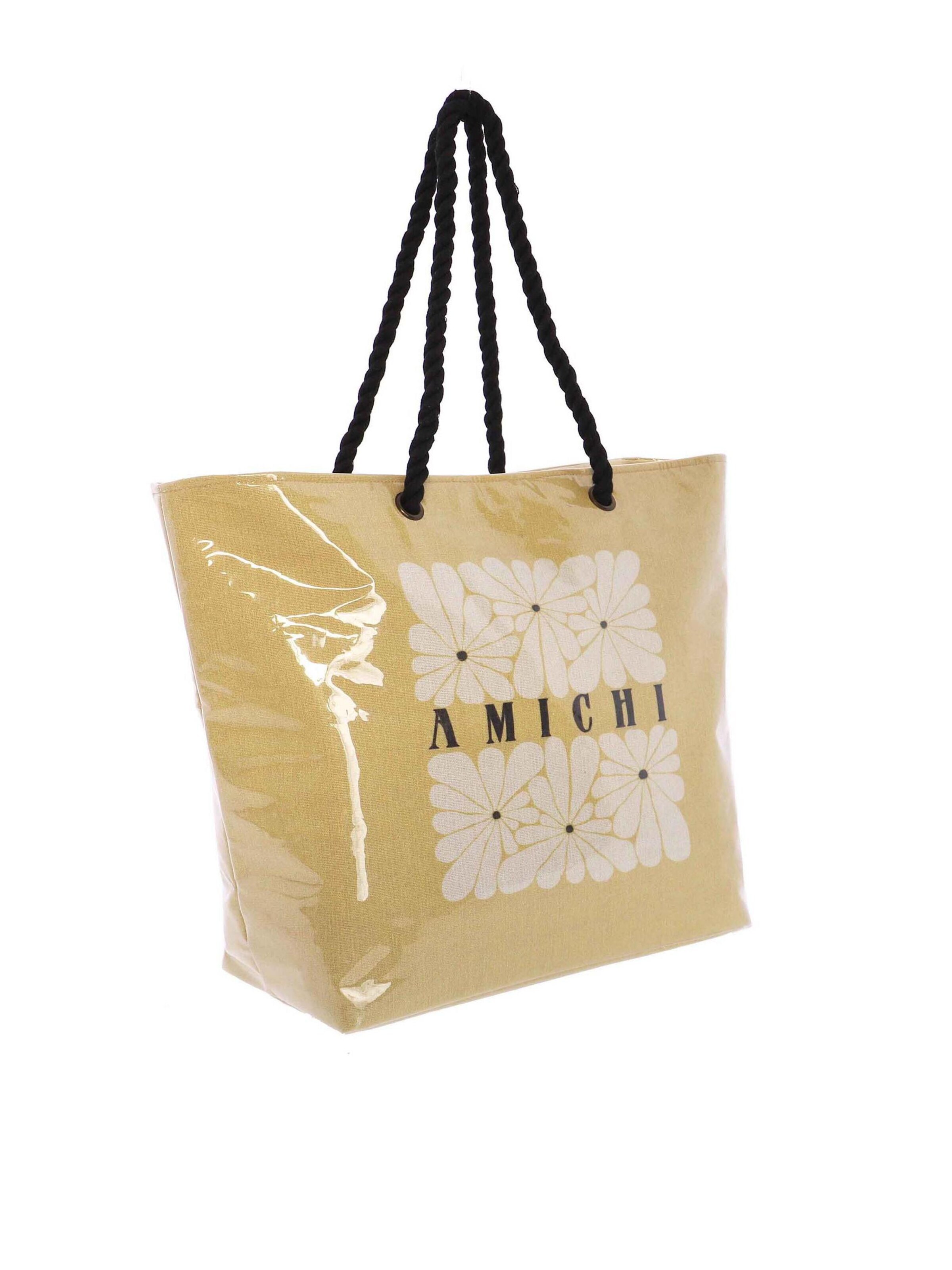 Amichi - Shopper 'Bolso de playa para mujer Altea de lona con cremallera' en Mezcla de colores