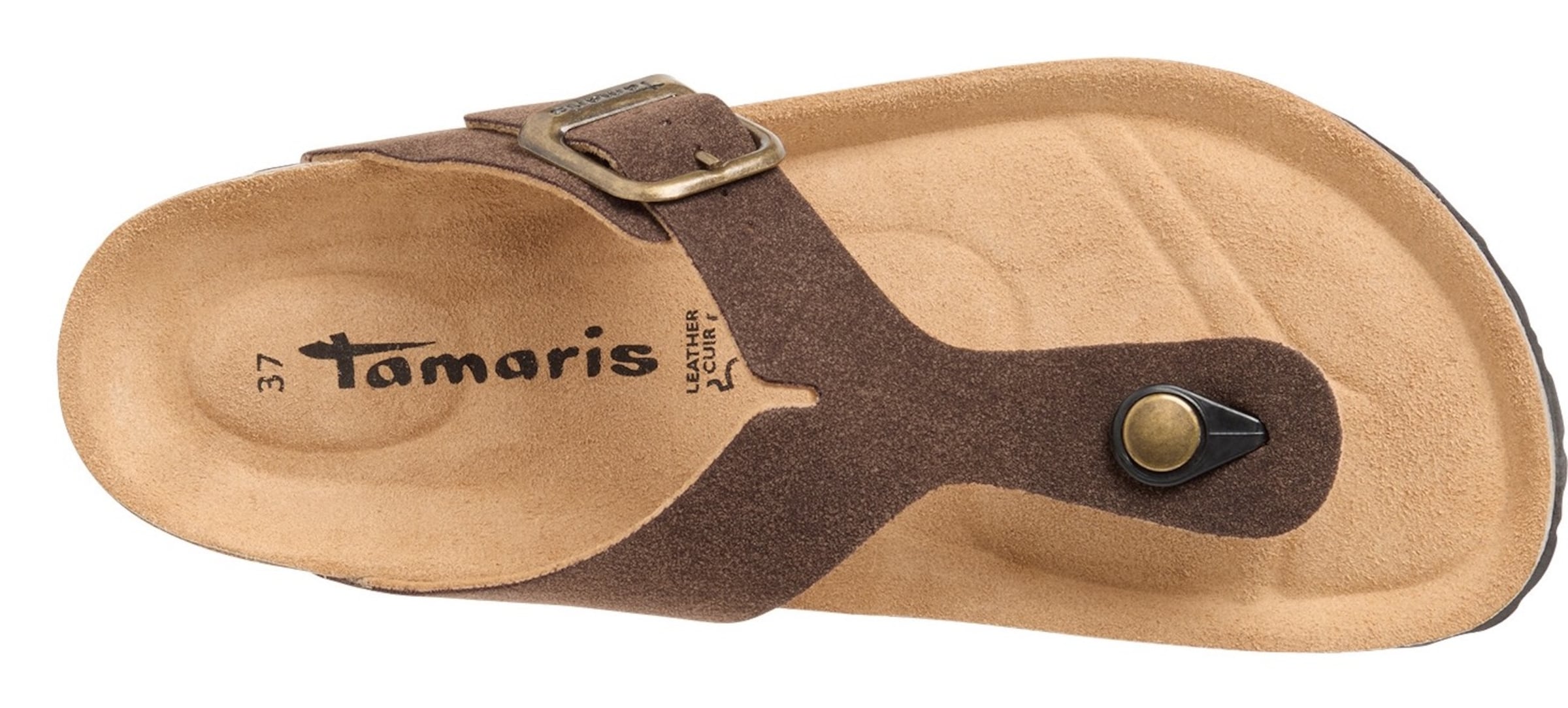 Tamaris Zehentrenner in Braun