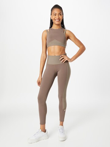 Reebok Бюстие Спортен сутиен в сиво