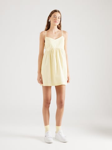 Tommy Jeans Summer Dress in Yellow: front