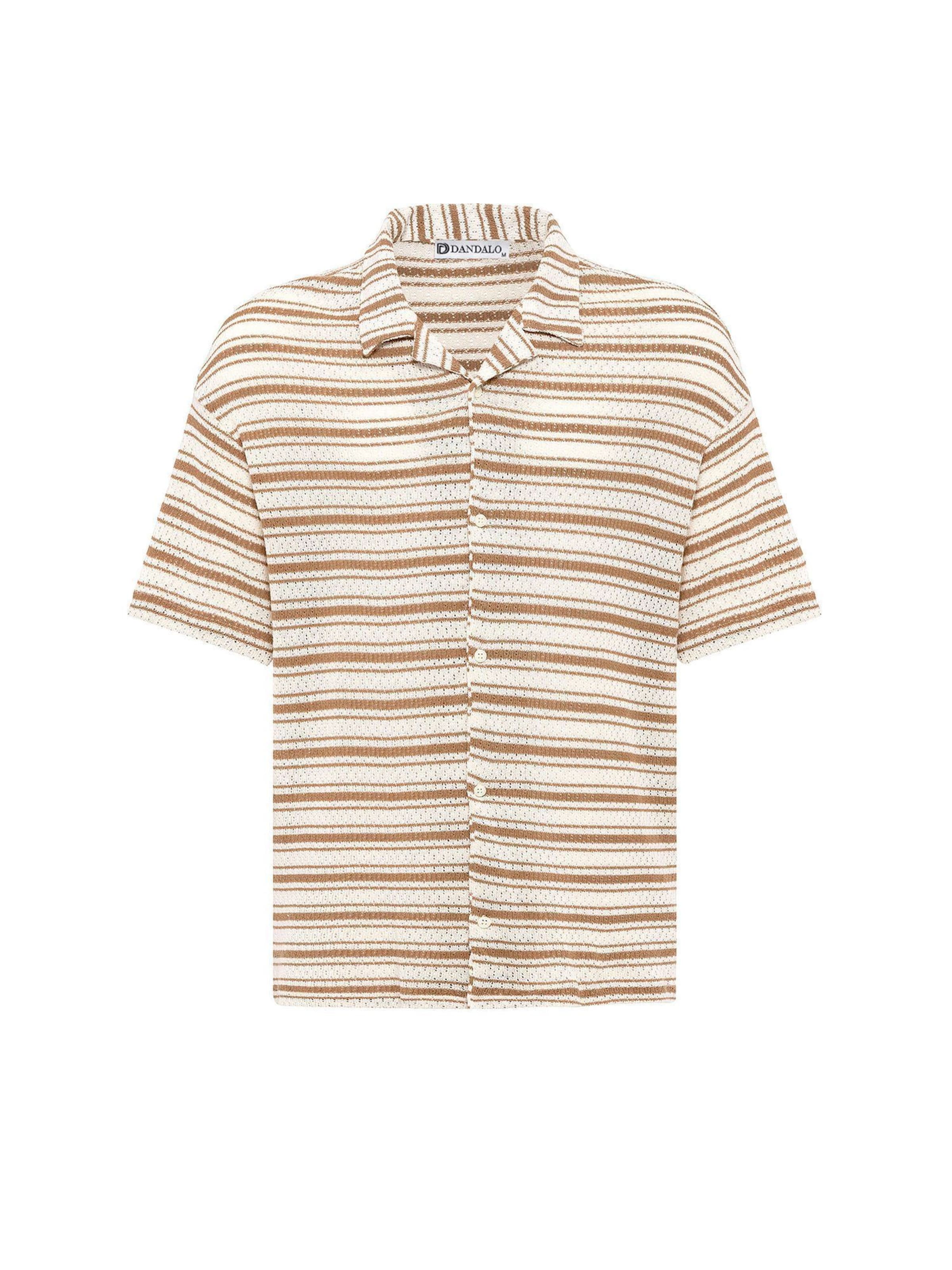 Dandalo Comfort Fit Πουκάμισο σε μπεζ: μπροστά