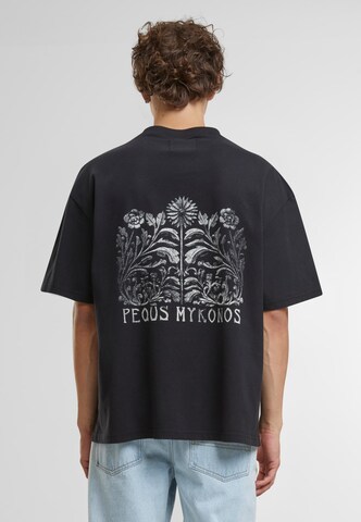 Pequs Shirt 'Irons' in Black: front