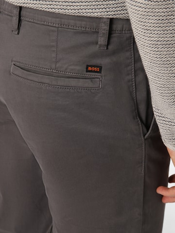 BOSS Orange Tapered Chino Pants in Grey