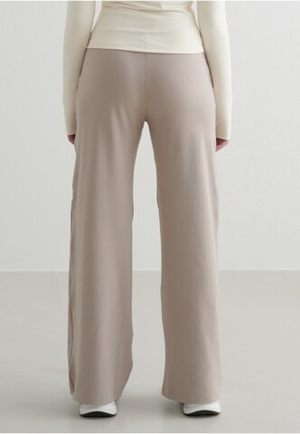 Aim'n Wide Leg Sporthose in Braun