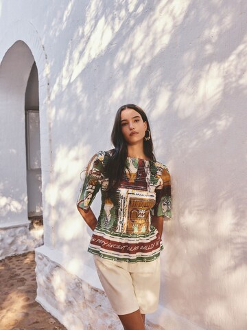 Next Bluse in Braun: Vorderseite