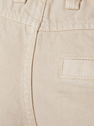 Bershka Loosefit Hose in Beige