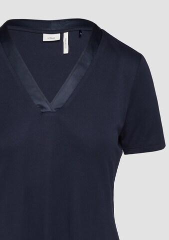 s.Oliver BLACK LABEL Shirt in Blauw