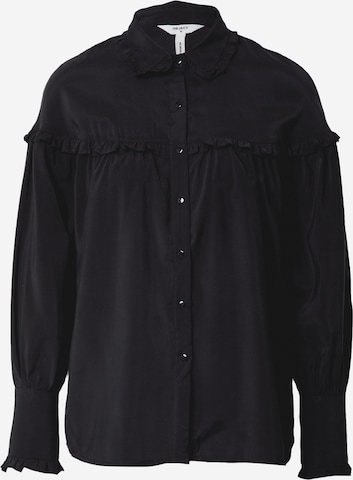 OBJECT Блуза в черно: отпред