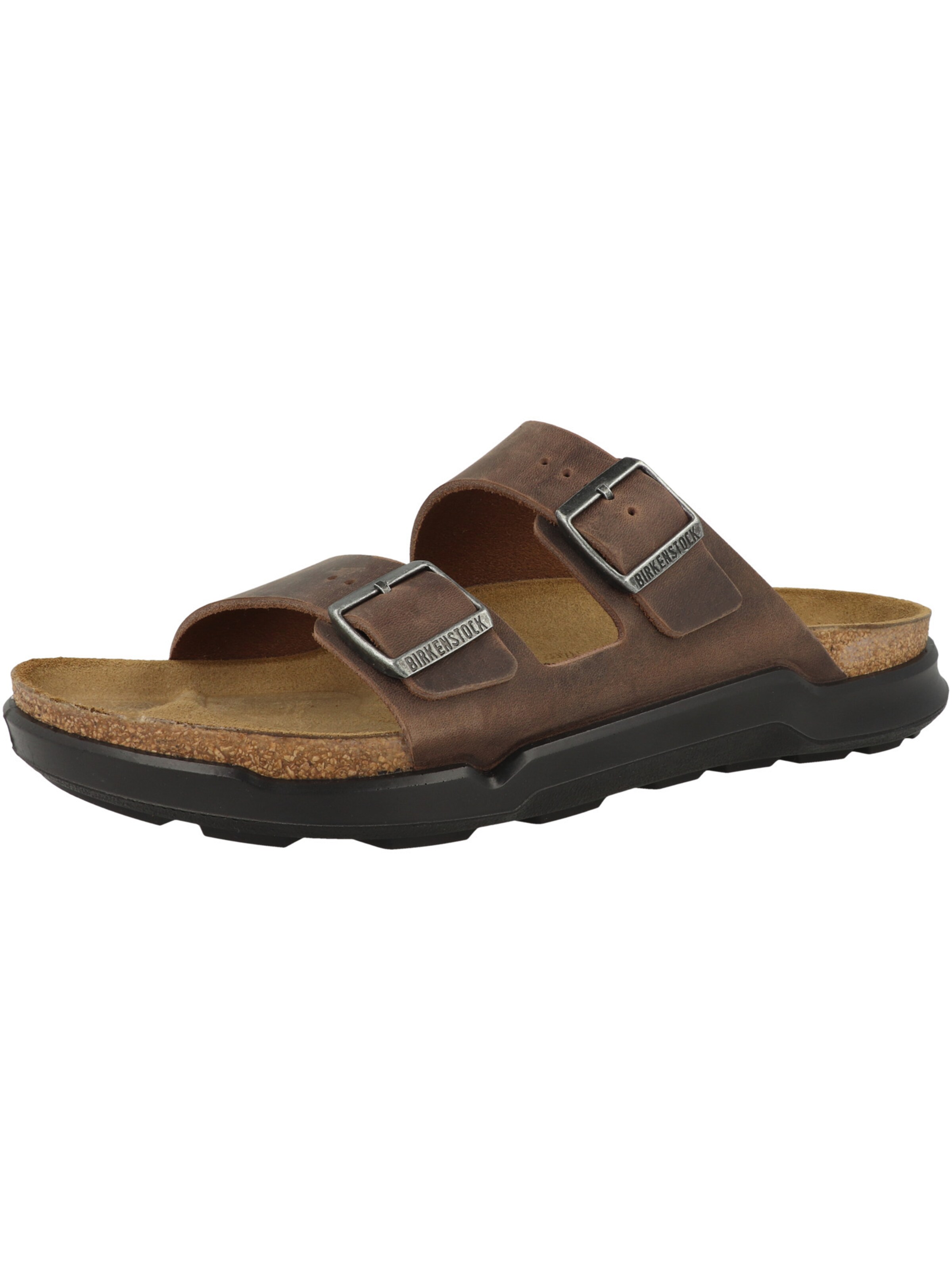 BIRKENSTOCK - Zapatos abiertos ' Arizona ' en marrón: frente